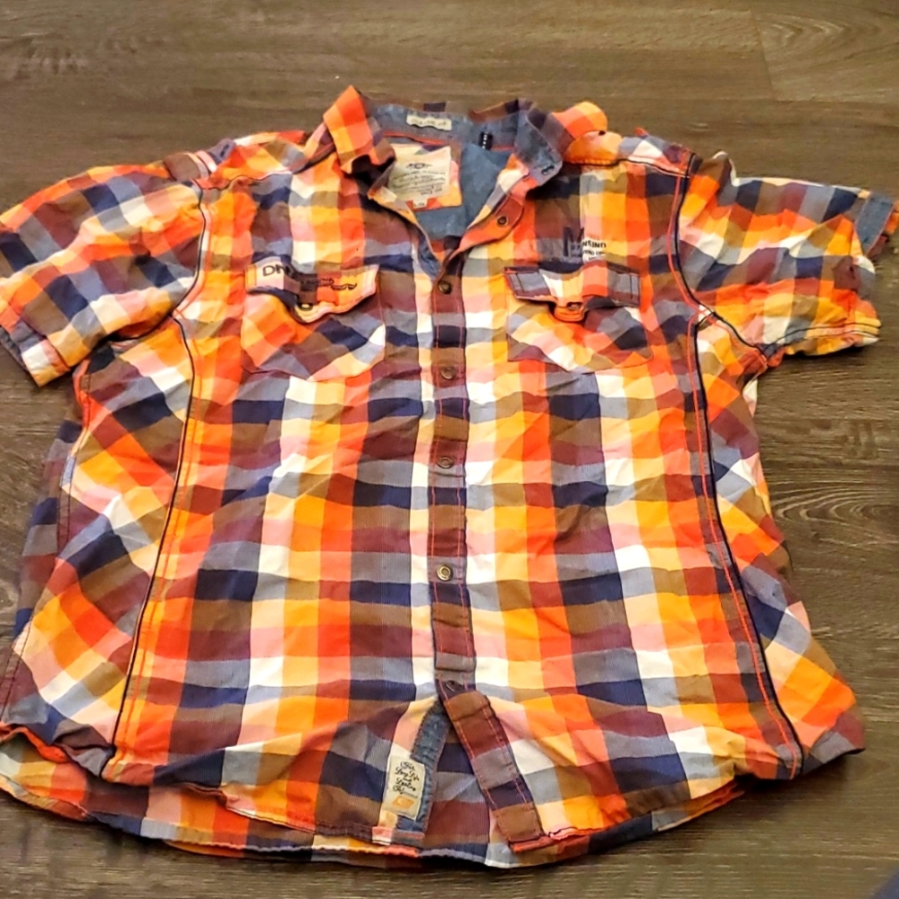 Mens Classic Fit Point Zero Orange Label Shirt
